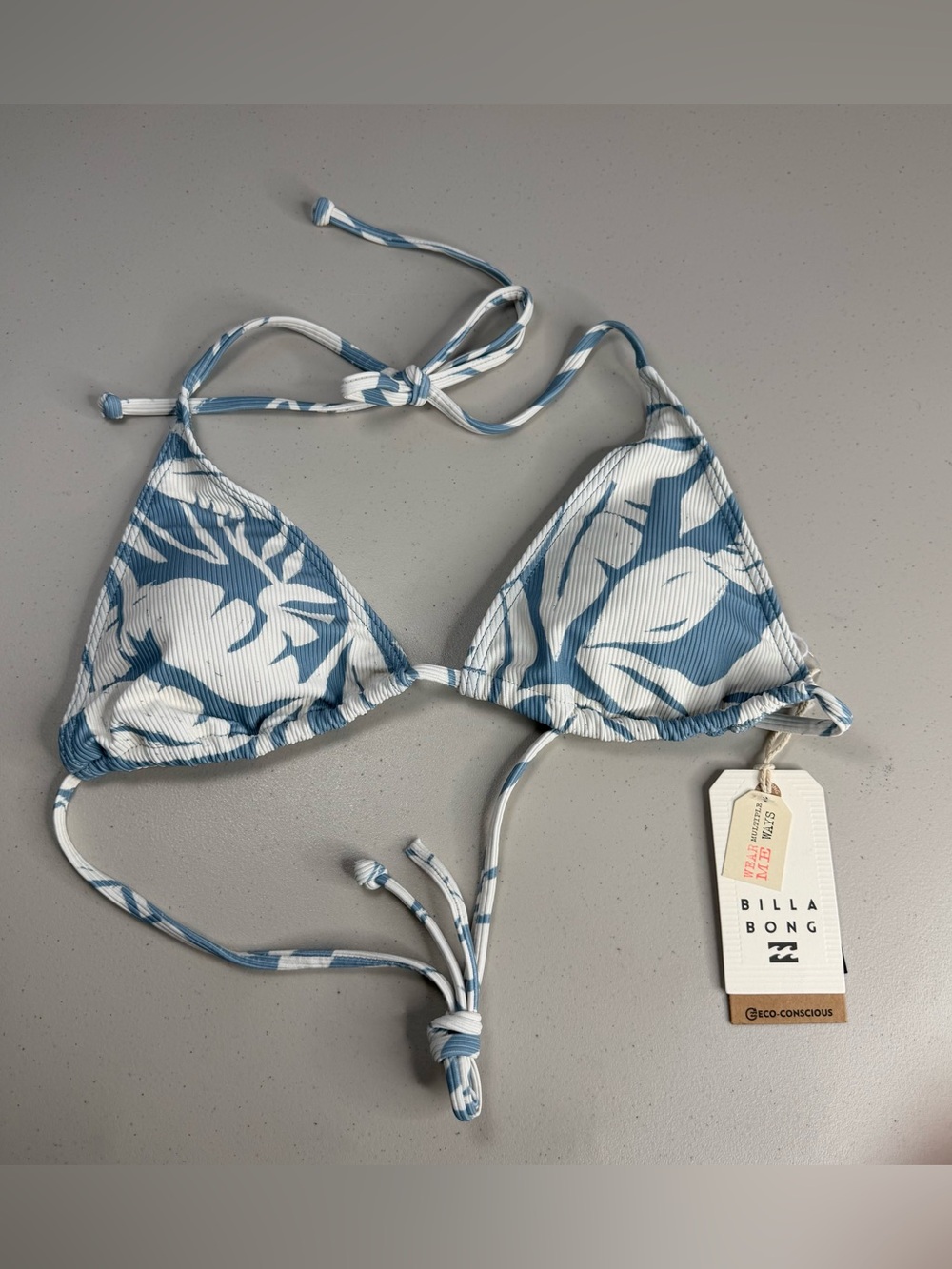 Billabong Bikini Top Large Blue The Coast Is Calling Remi Triangle